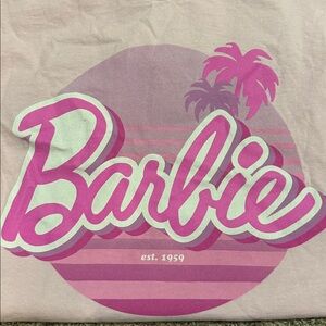 Barbie rare EST 1959 T-Shirt medium by Barbie. Pink short sleeve ,Design on back
